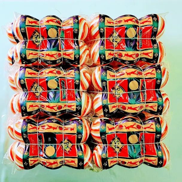 Triple Color 2.5" Inch Plastic Ball - 11.5 Grams