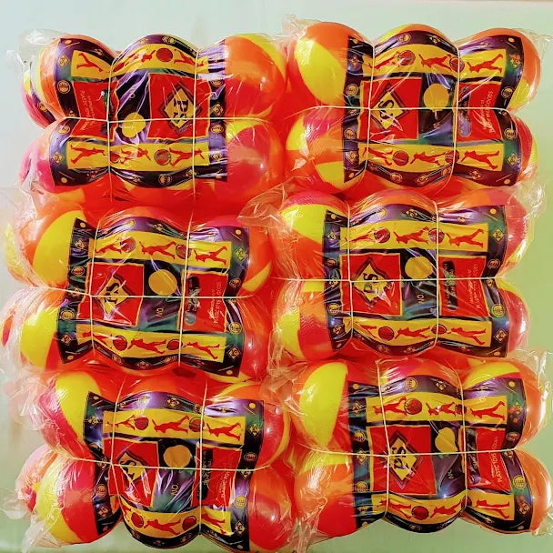 Triple Color 2.75" Inch Plastic Ball - 17 Grams